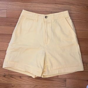 Vintage Yellow High Waisted Shorts, Size 6